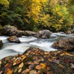 North Carolina Cullasaja River Gorge Autumn