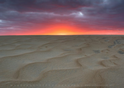 Sunset Jockey's Ridge State Park Sand Dune