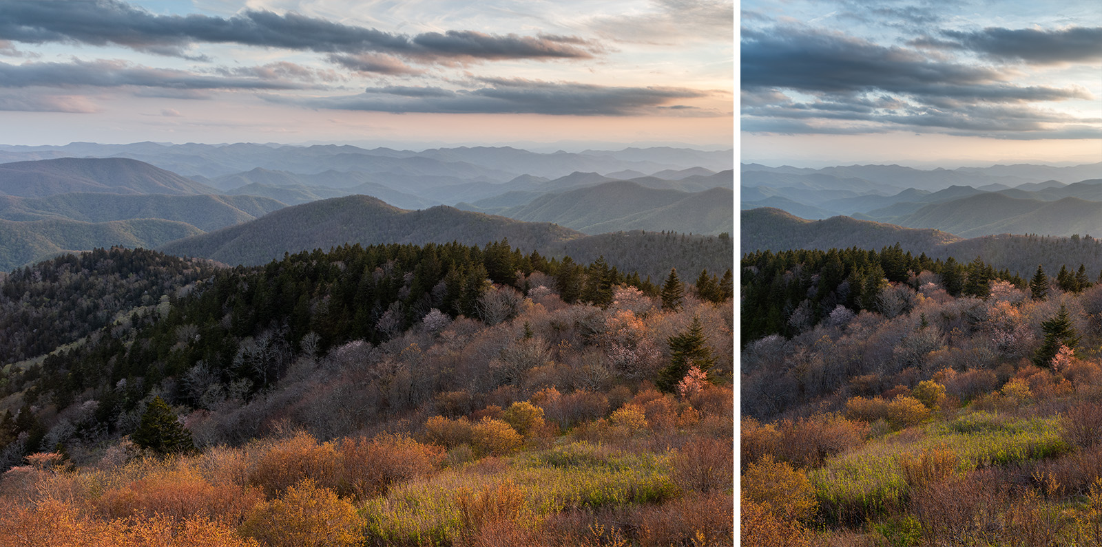 Cowee Mountain Overlook Blue Ridge Parkway