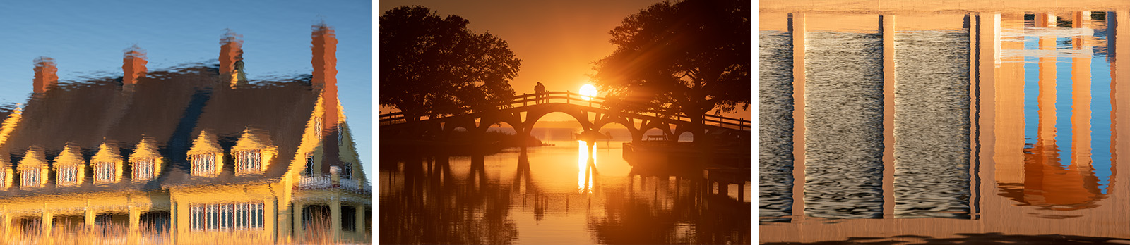 Sunset Whalehead Bridge Corolla Historic Park