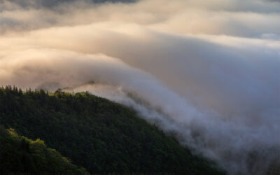 Inverted Cloud Spring Sunrise