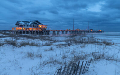 Snow Jennettes Fishing Pier