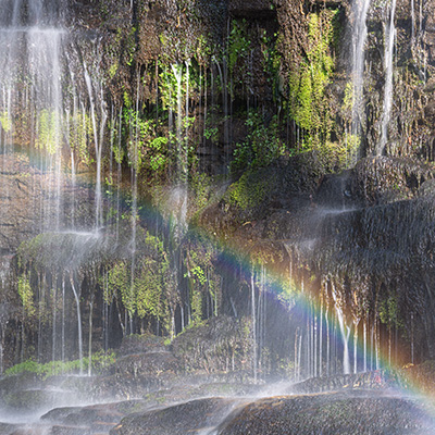 Rainbow Waterfall Southern Appalachian Mountains